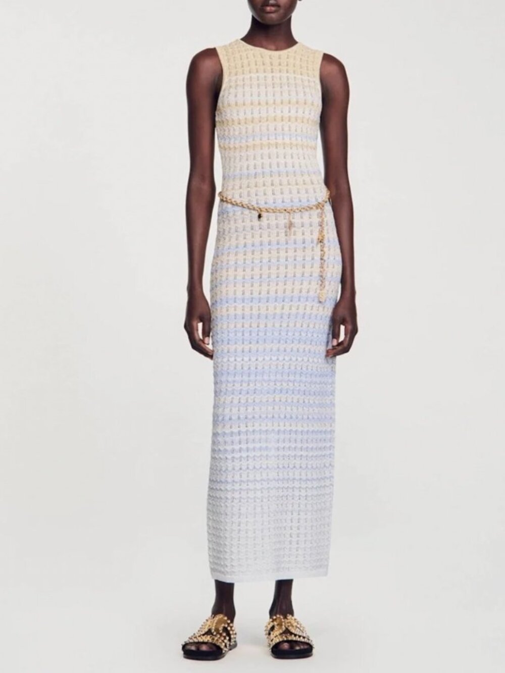 Caroline Constas Knit Maxi Dress